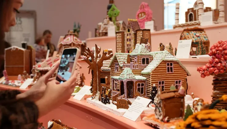 Zencefilli kurabiyeden eserler sergileniyor | NTV Haber