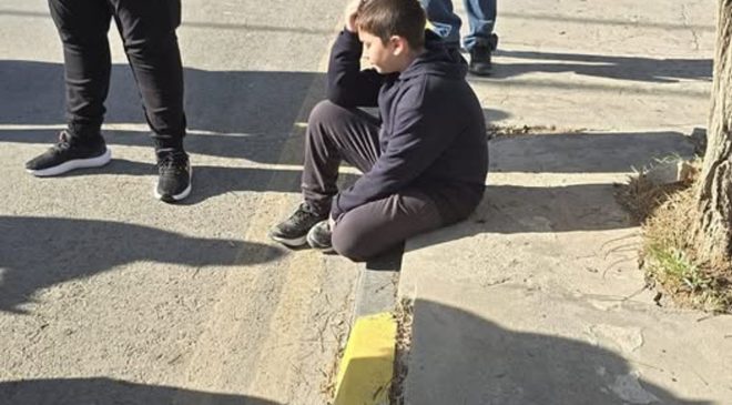 Sınavda olması gereken çocuklar eylemde