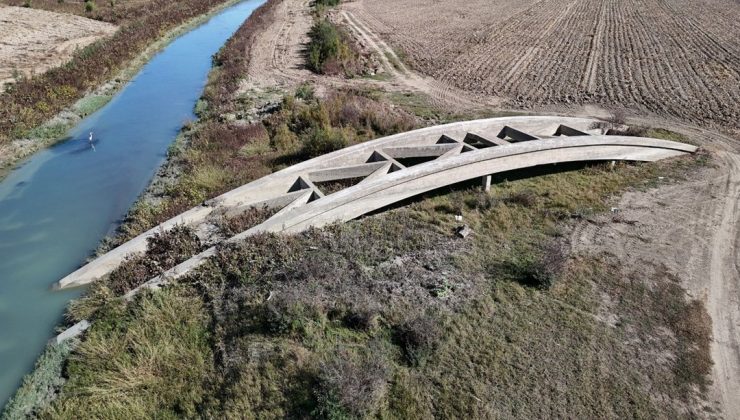 Baraj gölü kuruyunca ortaya çıktı: 1900’lü yıllarda yapıldığı tahmin ediliyor