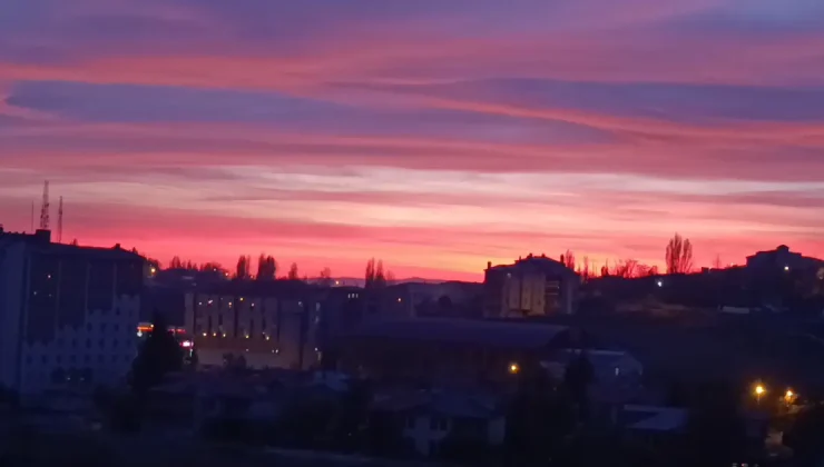 Kars’tan kartpostallık görüntüler: Kızılın en güzel tonları görüldü