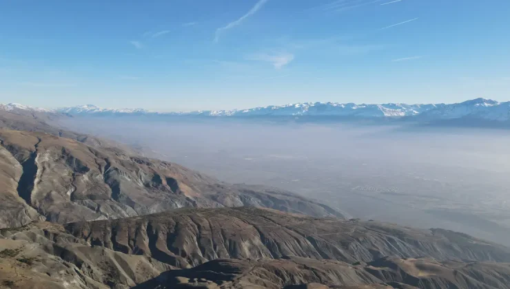 Erzincan’dan kış manzaraları: Kar, güneş ve sis