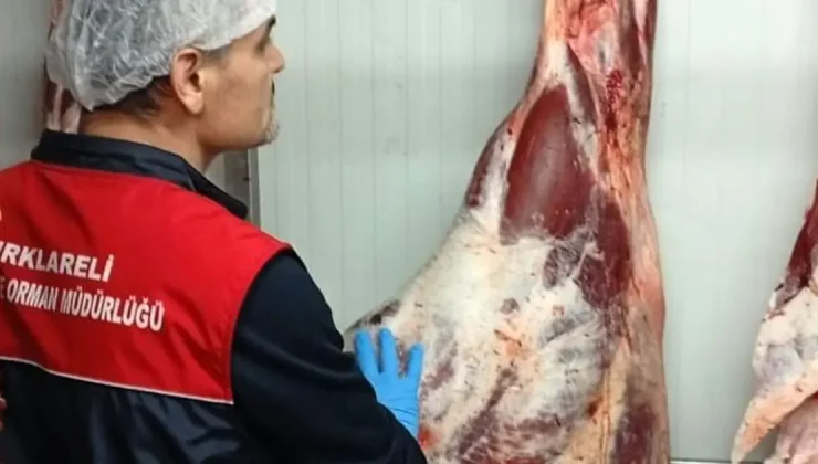Kırklareli’nde et satışları yapan işletmeler denetim altında