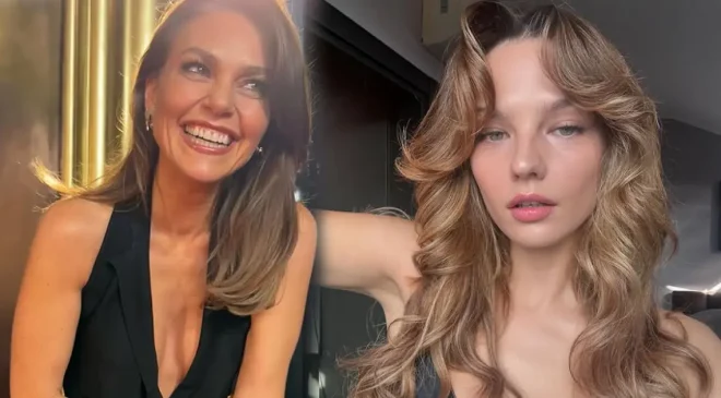 Ünlü oyuncular buluştu: Aslı Enver ile Nilsu Berfin Aktaş’ın kahve keyfi