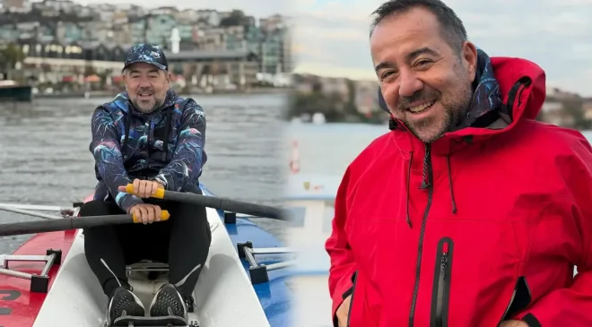 Ata Demirer’den Barış Manço Vapuru önünde poz