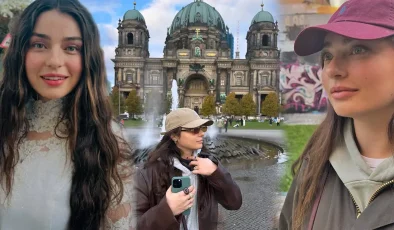 Ayça Ayşin Turan Berlin tatilinden pozlarını paylaştı: Doğallığı dikkat çekti