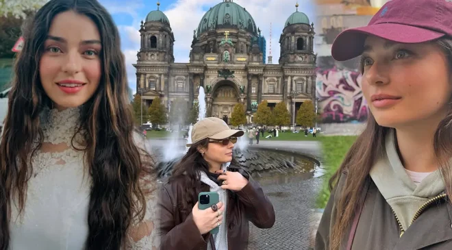 Ayça Ayşin Turan Berlin tatilinden pozlarını paylaştı: Doğallığı dikkat çekti