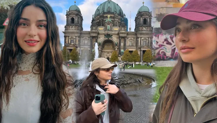 Ayça Ayşin Turan Berlin tatilinden pozlarını paylaştı: Doğallığı dikkat çekti