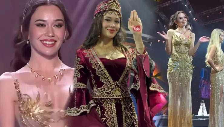 Miss Universe’de yarışan Ceren Arslan paylaştı: Türk bayrağına izin verilmedi