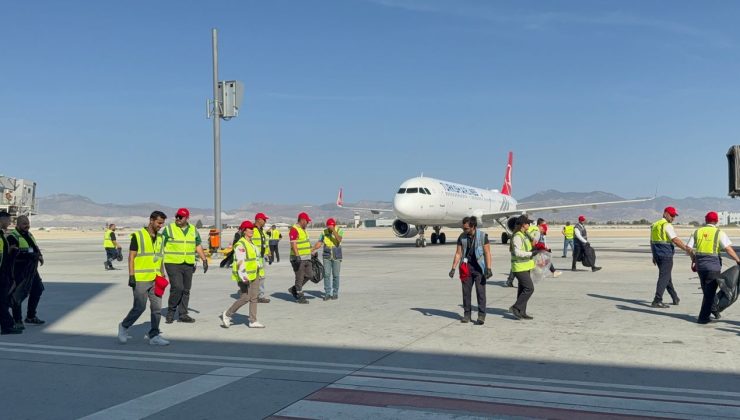 Havalimanı’nda FOD yürüyüşü gerçekleştirildi