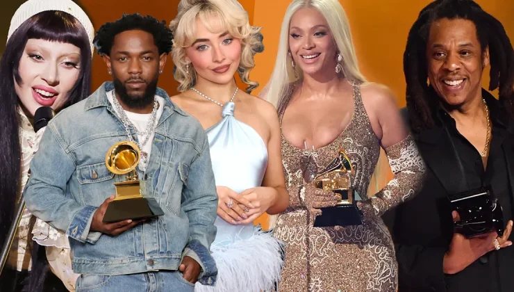 Beyonce Grammy ödüllerinde zirvede
