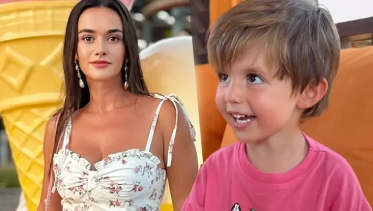 Hande Soral oğlu Ali’yi paylaştı: İki gözümün çiçeği