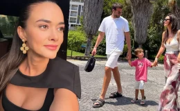 Hande Soral’dan mutlu aile pozu: Herkes kendi havasında