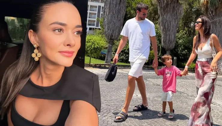 Hande Soral’dan mutlu aile pozu: Herkes kendi havasında