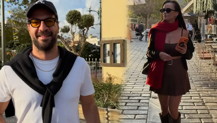 Atina’da aşka geldiler: Hande Soral ile İsmail Demirci’den tatil pozu