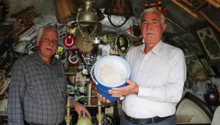Hasta olan babaannesi için Erciyes’ten kar getirtti