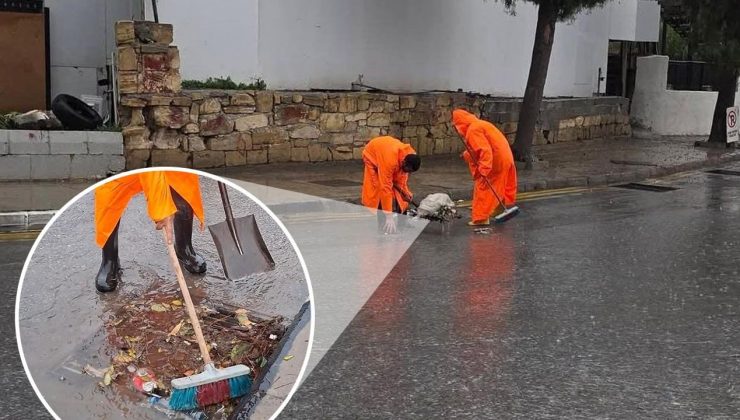 Gazimağusa’da Sağanak Yağışlara Rağmen Olumsuzluk Yaşanmadı