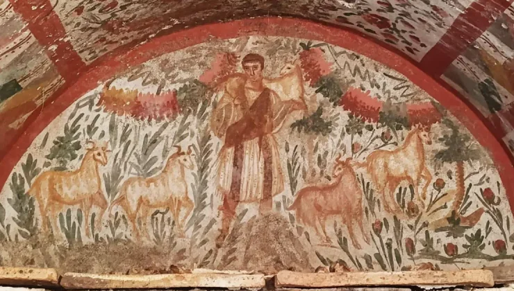 İznik’te benzersiz ‘Çoban İsa’ figürü ortaya çıkarıldı. Dünya arkeolojisi açısından büyük önem taşıyor