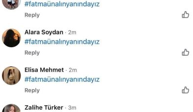 “Fatma Ünal’ın yanındayız”