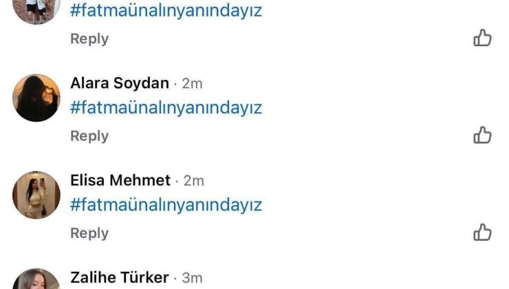“Fatma Ünal’ın yanındayız”