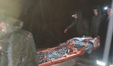 Gönyeli’de evinde mahsur kalan vatandaşlar tahliye edildi