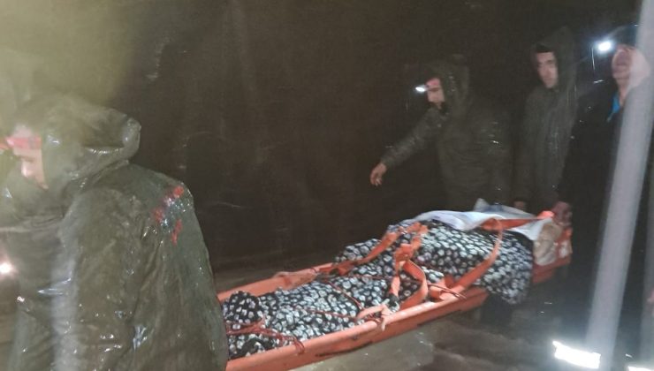 Gönyeli’de evinde mahsur kalan vatandaşlar tahliye edildi