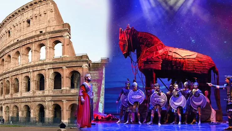 Roma’da Troya rüzgarı. Kolezyum’da sergilenecek
