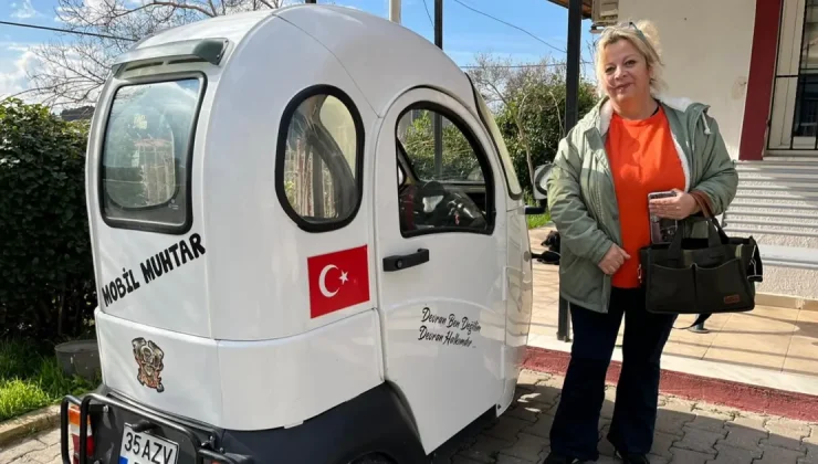Babasının vasiyeti üzerine muhtar oldu. “Mobil Muhtar” büyük işlere imza atıyor