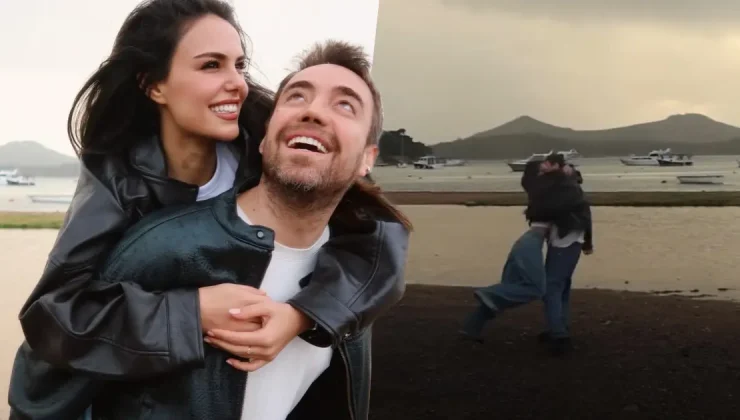 Murat Dalkılıç aşka geldi. Sevgilisi Özgü Kaya’ya romantik kutlama