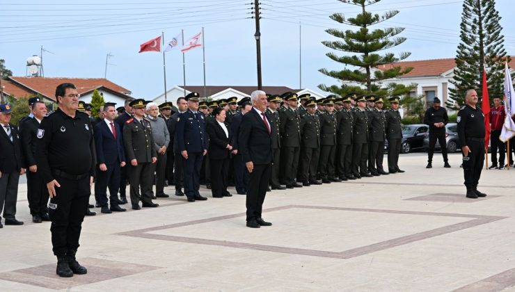 18 Mart Şehitleri Anma Günü dolayısıyla Güzelyurt’ta tören düzenlendi