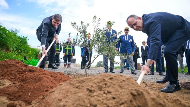 Tugay’ın babası anısına zeytin fidanı