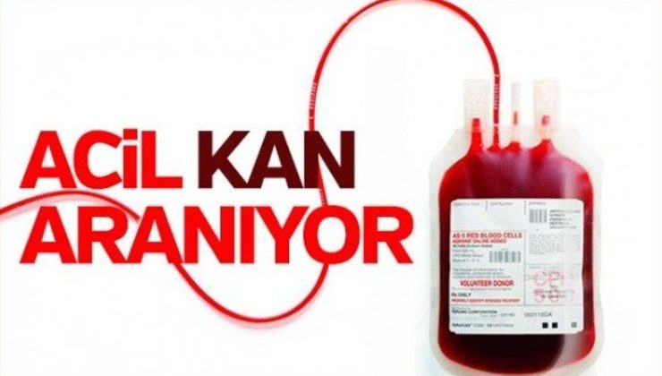 Acil kan aranıyor
