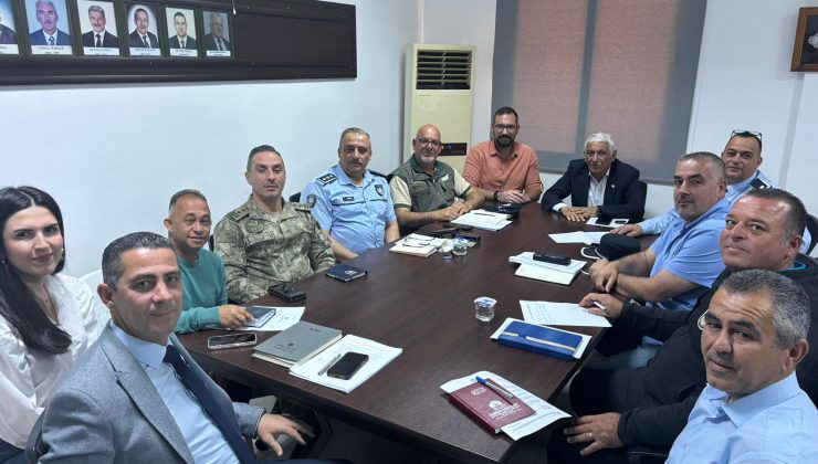Güzelyurt İlçe Emniyet Kurulu yangın ve güvenlik riskleriyle ilgili kararlar aldı