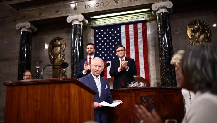 İngiltere Kralı 3. Charles, ortak oturumda ABD Kongresine hitap etti