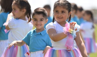 İskele’de 23 Nisan coşkusu… Cumhuriyet Stadyumu’nda gösteriler sunuldu