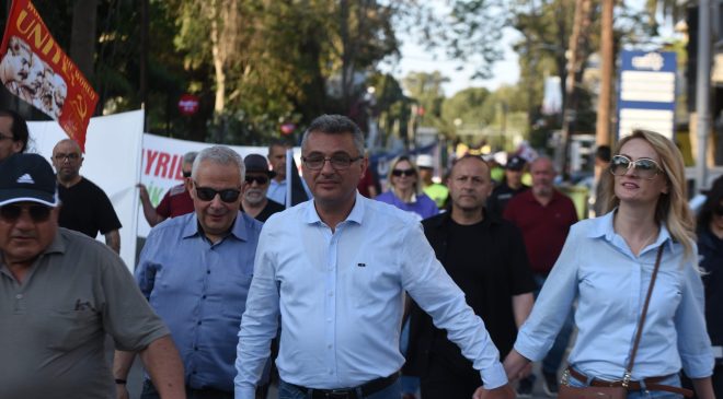 1 Mayıs ara bölgede iki toplumlu etkinlikle kutlandı
