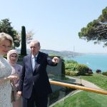 Erdoğan, Belçika Kraliçesi Mathilde ile görüştü