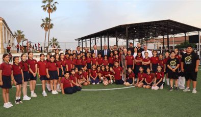 Şehit İlker Karter İlkokulu’nda Spor ve Yaşam Alanı açıldı, mezunlar buluşması düzenlendi