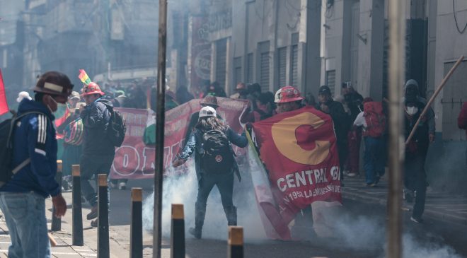 Bolivya’da hükümet karşıtı protestolarda 57 kişi gözaltına alındı