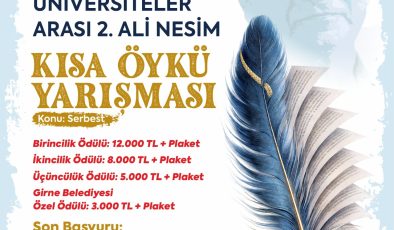 “Üniversiteler Arası 2. Ali Nesim Kısa Öykü Yarışması” başvuruları başladı