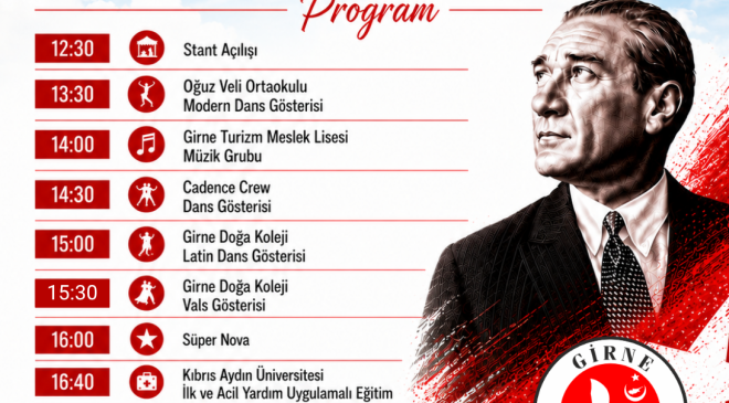 Girne Kordonboyu’nda 19 Mayıs etkinlikleri yapılacak