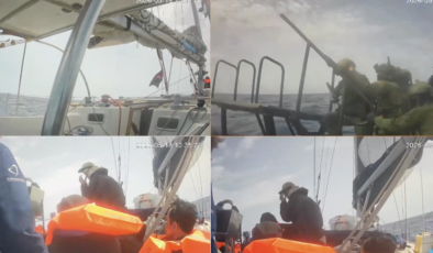 Küresel Sumud Filosu’ndaki Türkler, İsrail’in müdahalelerine rağmen Gazze’ye ilerlediklerini belirtti