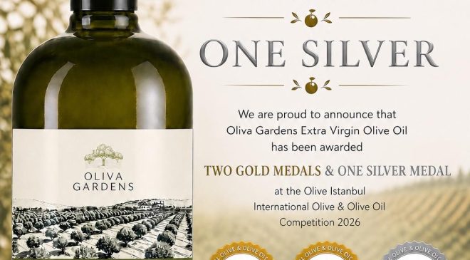 Vadili bölgesinde üretim yapan Oliva Gardens, İstanbul’daki uluslararası yarışmadan 3 ödülle döndü