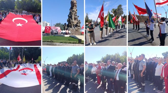 Gazimağusa’da 19 Mayıs törenle kutlandı