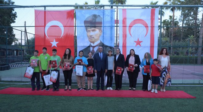 Sivil Savunma Teşkilatı Başkanlığı Yarışmalarında Dereceye Giren Öğrenciler Ödüllendirildi