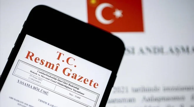 Türkiye ile KKTC Arasındaki İki Milletlerarası Anlaşma Resmi Gazete’de Yayımlandı