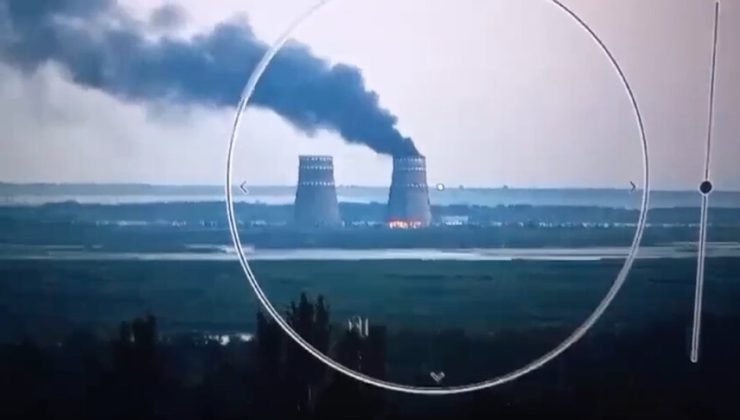 Zaporijya Nükleer Güç Santrali’ne Ukrayna İHA’sı İsabet Etti