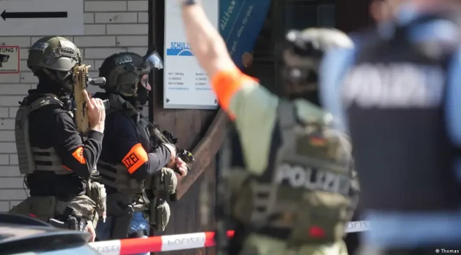 Almanya’da bir banka şubesinin rehin alınan çalışanları kurtarıldı