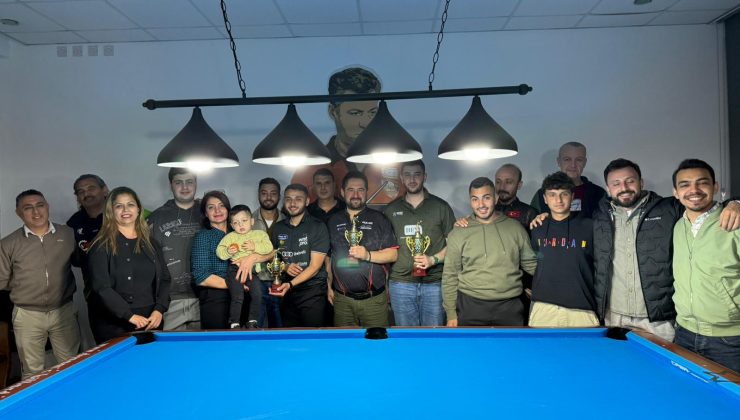 Aşkın Burcu anısına “Uluslararası 9 Top Bilardo Turnuvası” düzenlendi