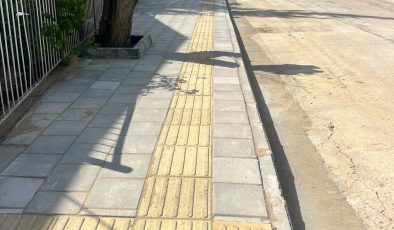Aslanköy’deki drenaj ve kaldırım çalışması tamamlandı