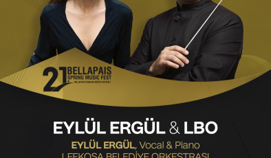 Bellapais İlkbahar Müzik Festivali’nde yarın akşam Eylül Ergül, LBO eşliğinde sahne alacak